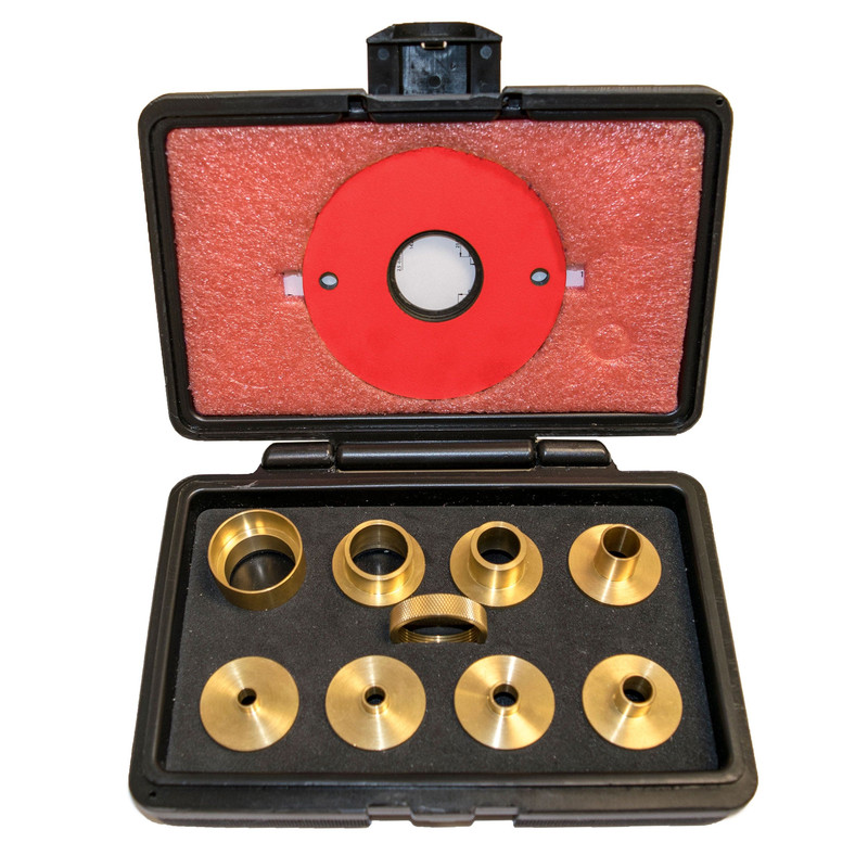 9 pc Brass Precision Template Guide Set